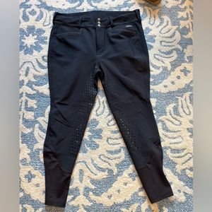 Kerrits Black full seat silicone breeches 1x